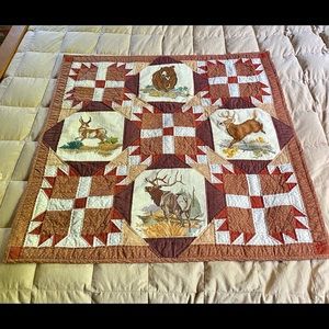 Archer’s Delight Cross Stitched Quilted Wall Hang